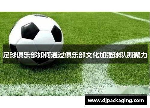 足球俱乐部如何通过俱乐部文化加强球队凝聚力